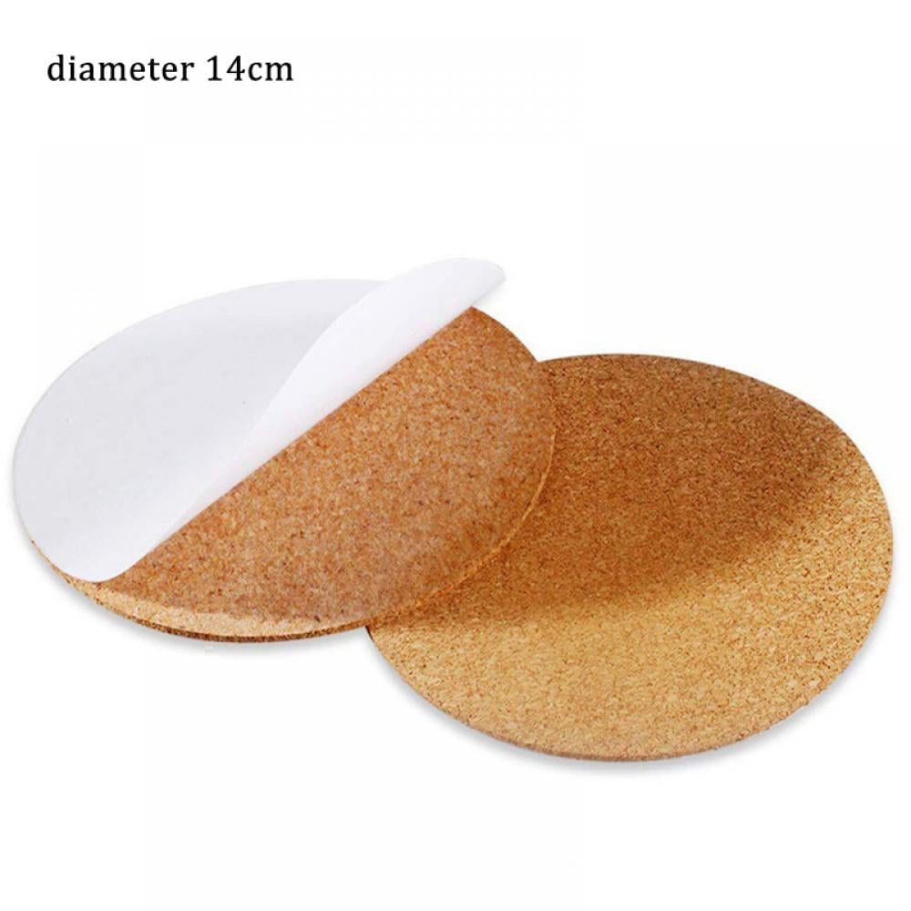Round Cork Board Tiles Self Adhesive, Pin Board Decoration for Pictures