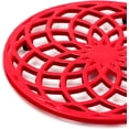 thumbnail image 5 of Cast Iron Decorative Metal Trivet Set by Trademark Innovations (Set of 3 Red), 5 of 5