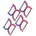 thumbnail image 4 of Bagues d'Artisanat, Durables Solides Opération Simple Belle Apparence Utilisation Facile Double Anneaux en D pour Accessoires de Sac à Dos Remplacement, 4 of 8