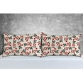thumbnail image 5 of Valentine's Day Pillow Covers Set of 2, Love Text Pillow Cases Standard Size Outdoor Wedding Anniversary Valentine's Day Decor for Home Couch Sofa, 5 of 6
