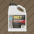 thumbnail image 2 of DEFY Solid Color Wood Stain Sealer - Deck Paint and Sealer for Decks, Fences, Siding, Outdoor Wood Furniture, & All Exterior Wood Types - Taupe, 1 Gallon, 2 of 3
