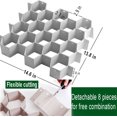 thumbnail image 4 of Casewin Honeycomb Drawer Organizer for Underwear, Drawer Divider Separator for Women Men, Dresser Drawer Organizers for Belts, Ties, Clothing, Makeup, Office Supplies (Gray), 4 of 7
