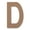 D, variant on 6 Pack: 8" Wood Block Letter by Make Market®
