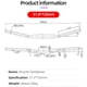 thumbnail image 2 of Mountain Bike Handlebars 31.8MM Diameter High-Rise Handlebar with Matte Surface 720MM 780MM Length Aluminum Alloy Handlebar for Bicycle, 2 of 5