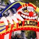 thumbnail image 5 of Arco inflable de payaso para Halloween, WBhome, 3 m, LED para exteriores, 5 of 8