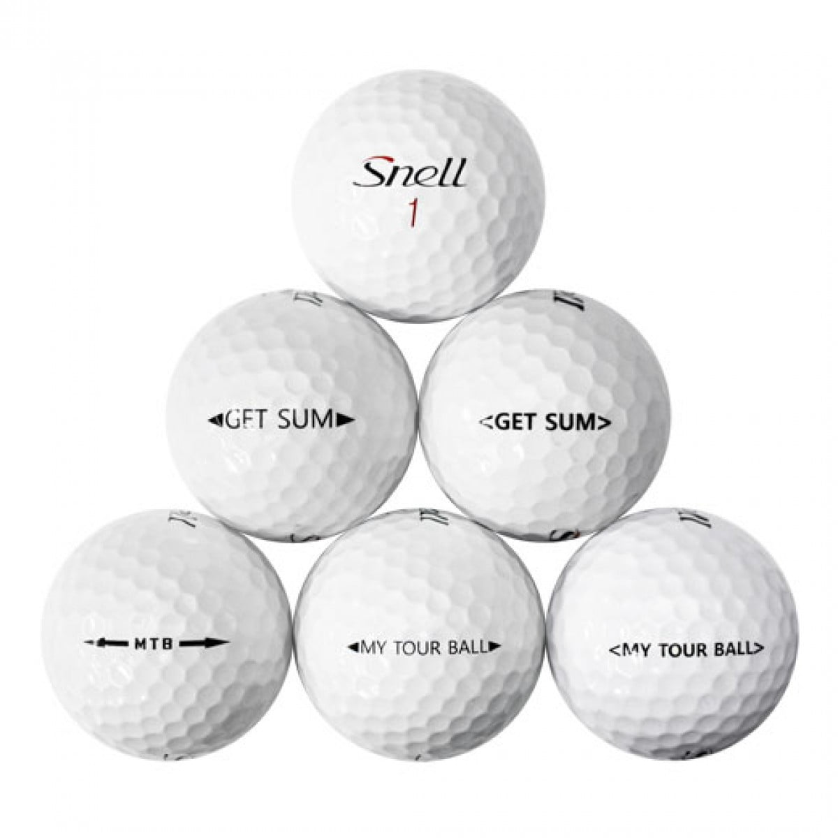 Snell Golf Ball Mix, 100 Good Quality Used Snell Golf Balls (AAA Snell