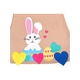 thumbnail image 7 of Girls Dress Brown Easter Bunny Egg Heart Embroidery Long Sleeve Cotton 8 Years, 7 of 7