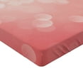 thumbnail image 2 of Ambesonne Coral Fitted Sheet, Blossoming Sakura Branch, Queen Size, Coral Green White, 2 of 3