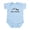 Sky Blue, variant on CafePress - Cyclist Down Infant Bodysuit - Baby Light Bodysuit, Size Newborn - 24 Months