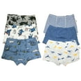 thumbnail image 3 of B&Q Ultimate Comfort Cotton Boxer Briefs for Little Boys - 6-Pack Assortment - Sizes 4T to 8T, 3 of 4