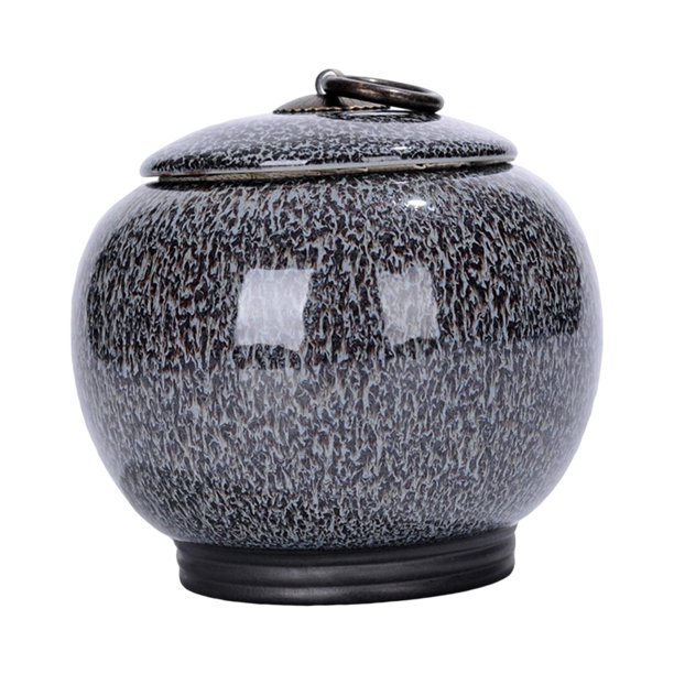 Tarro de jengibre de cerámica de estilo chino, bote de té, , decoración del hogar, tarro de almacenamiento, tapa hermética para el hogar, para D Gloria Tarro de jengibre de cerámica