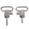 thumbnail image 3 of 1 Pair Sling Swivels Quick Detach Swivels Stainless Steel Portable Sling Loops for Hunting Camping, 3 of 8
