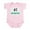 Petal Pink, variant on CafePress - Number 1 GRANDSON Infant Bodysuit - Baby Light Bodysuit, Size Newborn - 24 Months