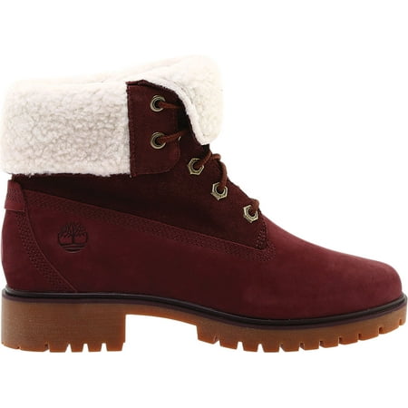 timberland jayne teddy fleece fold down waterproof boot