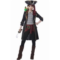 High Seas Captain Girl Child Costume