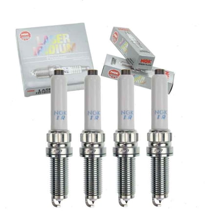 4 pc NGK Laser Iridium Spark Plugs compatible with BMW X3 2.0L L4 2018-2019