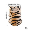 thumbnail image 2 of BotaniNest Cozy Autumn & Winter Flannel Button Tiger Transform Your Pup Into A Cuddly Tiger With Stylish Comfort!, 2 of 6