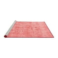 thumbnail image 2 of Ahgly Company Machine Washable Indoor Rectangle Abstract Red Modern Area Rugs, 2' x 4', 2 of 4