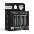 thumbnail image 1 of Soulsation Organic Lip Balm Set 4 Sabores - Para hombres Hidratante para labios agrietados y secos, 1 of 5