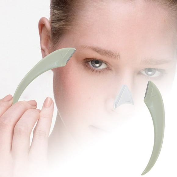 Cuchilla para cejas fácil de usar para principiantes, con protector para una piel suave y un resultado preciso.