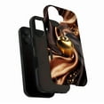 thumbnail image 3 of Luxury Golden Apple Phone Case for Fashionistas & Holiday Gifting: Shiny Metallic Finish, Shockproof & Slim Fit, Compatible with iPhone 11/12/13/14/15/16 (Pro Max/Plus), 3 of 9