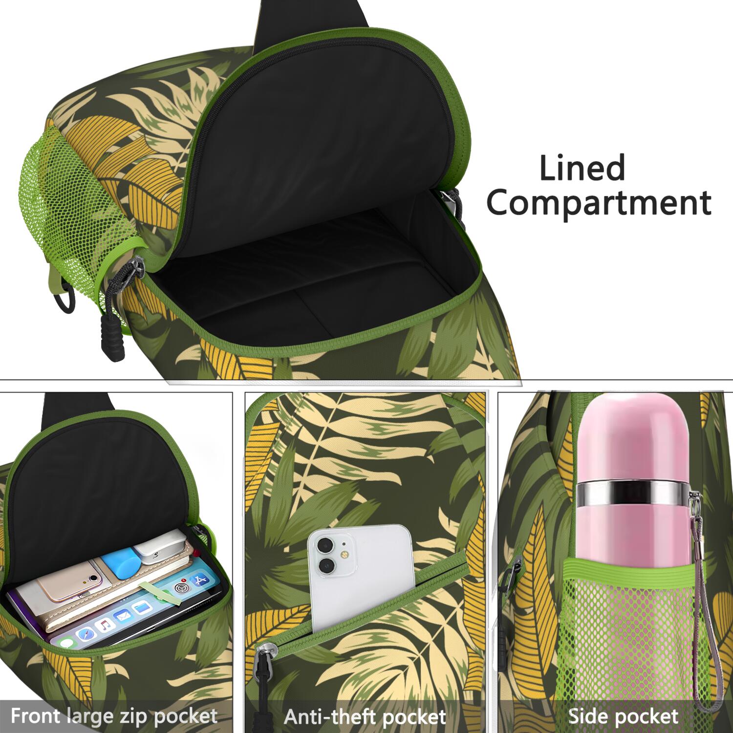Summer Beach Shoulder Backpack - Travel-Ready Daypack with Mesh Pockets - Perfect for Outdoor, Festivals, Vacation