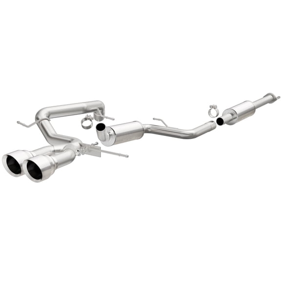 MagnaFlow 13 Ford Focus 2.0L Turbocharged ST Dual Center Rear Exit Stainless Cat Back Perf Exhaust