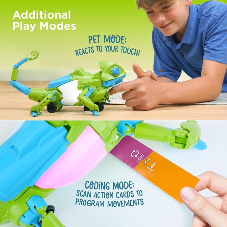 Thames and Kosmos, My Robotic Pet, Coding Chameleon STEM Kit, 8+