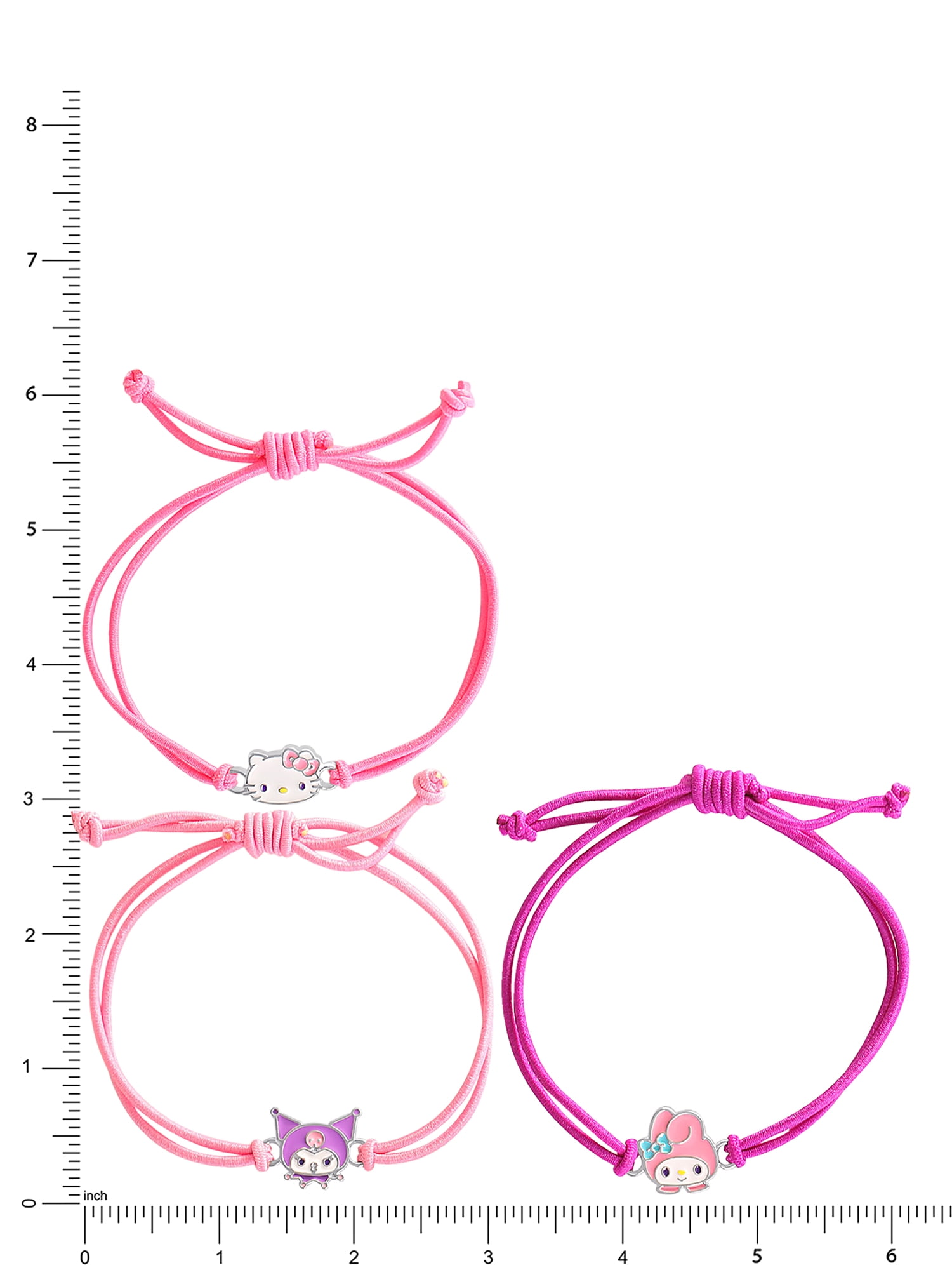 Sanrio Girls/Tween Hello Kitty & Friends Best Friends Bracelet Set of 3