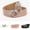 Pink, variant on Women Fashion Soft Faux Leather Belt with Butterfly Buckle for Jeans Dresses