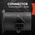 thumbnail image 4 of A-Premium Mass Air Flow Sensor Meter [5-Pins] Compatible with Nissan Sentra 2000-2002 L4 1.8L Gas, Replace# JA36000EAO, MAS0403, 4 of 8