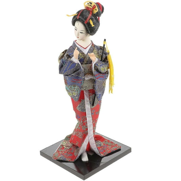 Here's a polished and engaging product description for your **Japanese Geisha Doll Ornament / Kimono Figurine**:\n\n \n\n**Elegant Japanese Geisha Doll