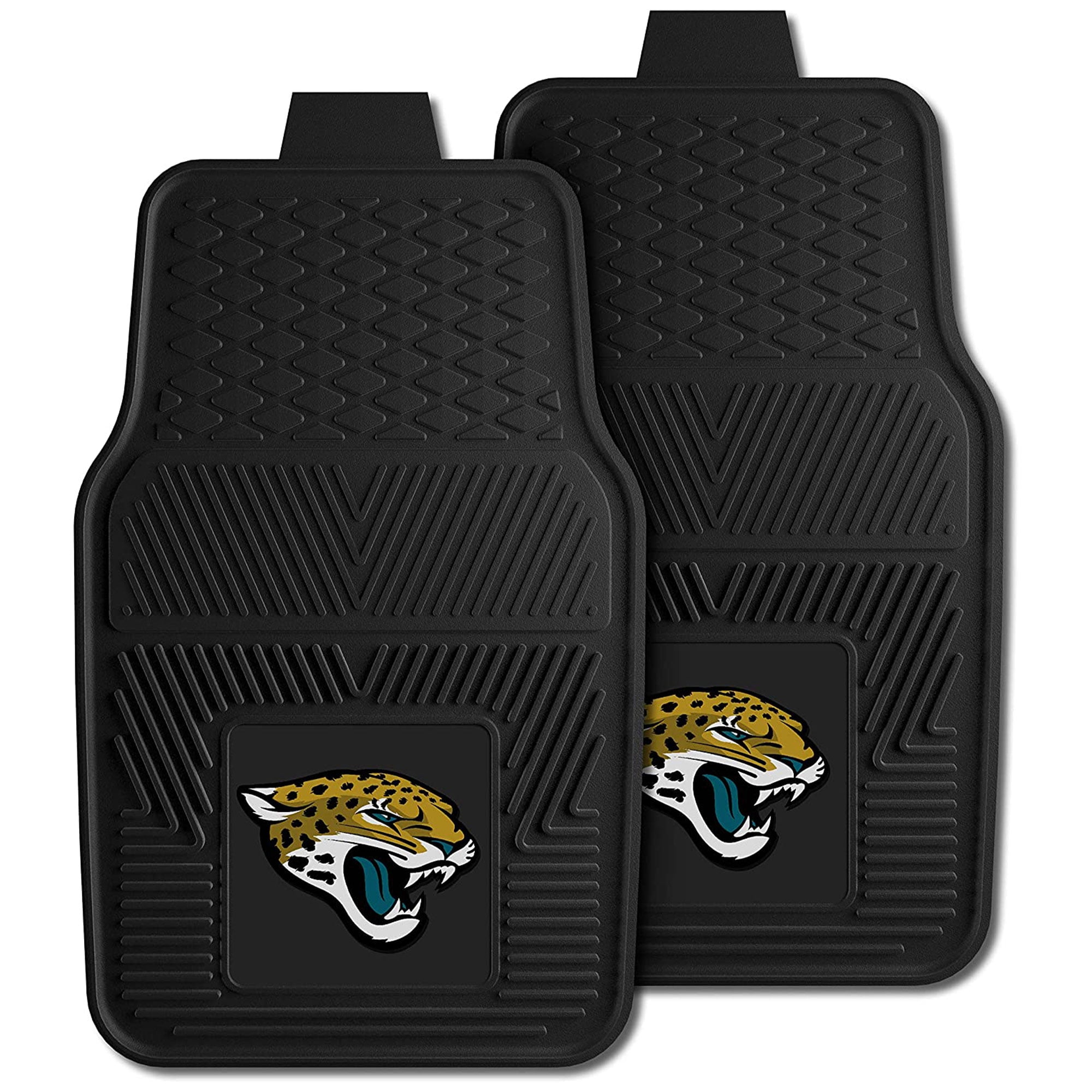 Fanmats 27x17" Vinyl Front Car Floor Mat 2 Piece Set, Jacksonville