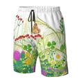 thumbnail image 5 of Naloa Plants and Insects Men's Beach Shorts, Surfing shorts, Swim trunks, Quick Dry Swim Trunks for Surfing Beach Fun - 3X-Large, 5 of 9