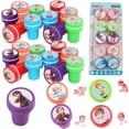 thumbnail image 3 of Recuerdos de fiesta de cumpleaños de Frozen, accesorios de princesa Anna y Elsa, premios de carnaval, piñata, bolsa de caramelos, juguete de fiesta para niñas（50pcs, 3 of 5