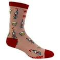 thumbnail image 7 of Women's Nurses Need Shots Too Socks Funny Drinking Graphic Novelty Footwear, 7 of 7