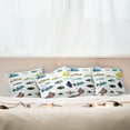 thumbnail image 7 of Ambesonne Fish Throw Pillow Cover 4 Pack, Marine Life Creatures, 20", Multicolor, 7 of 7