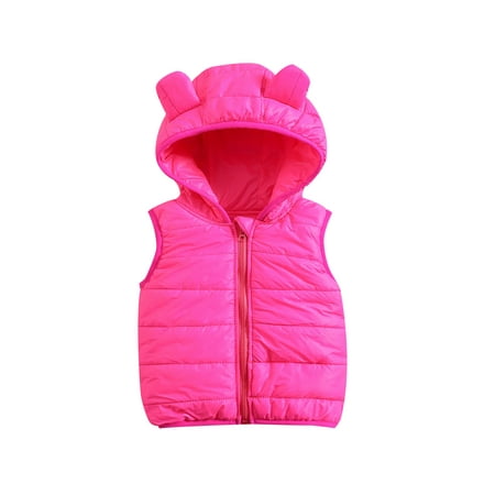 

Winter Coats for Toddler Baby Boys Girls Bear Ear Hood Coat Shine Zipper Light Puffer Down Jacket Outerwear