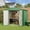 8x6 Green, variant on Asofer 5' x 3' FT Outdoor Storage Metal Shed, Small Shed with 2 Lockable Door, Dark Gray