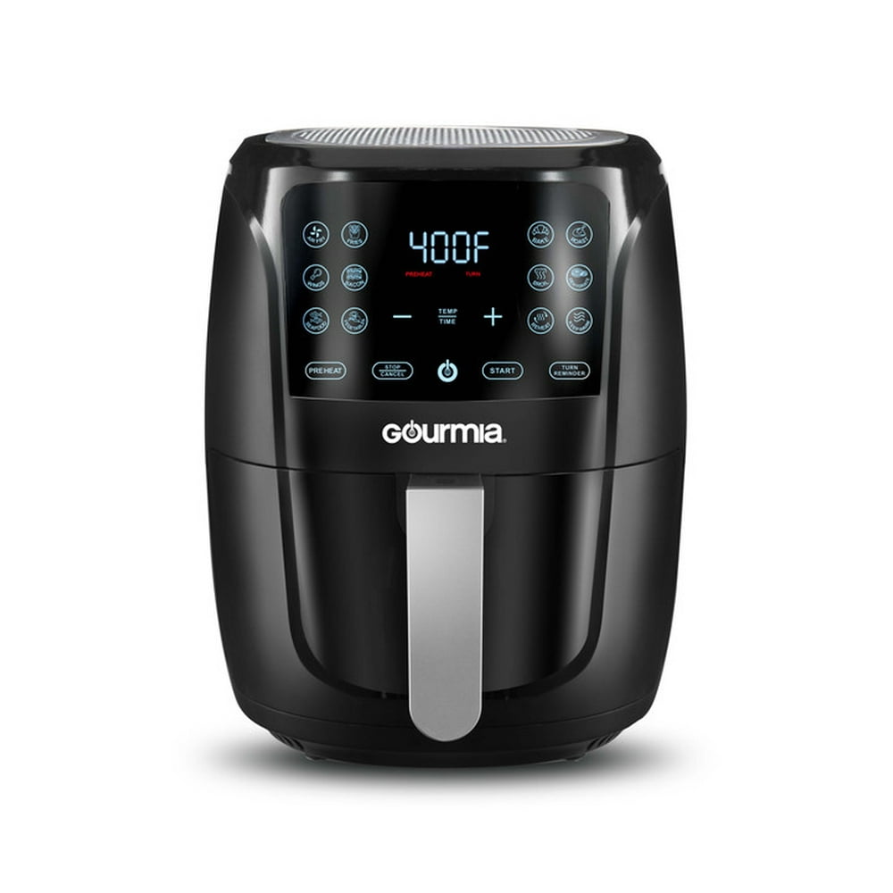 Gourmia 6Quart Digital Air Fryer with Guided Cooking, Easy Clean