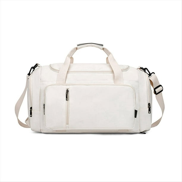 Bolsa de Gimnasio 4 en 1 para Mujer, Bolsa de Lona Compatible con con Compartimento para Zapatos, Mochila de Viaje de 30 L, B