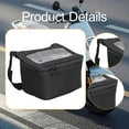 thumbnail image 5 of yotijay Front Bag Motorcycle Handlebar Bag with Rain Cover Rainproof Motorcycle Universal Saddlebag for Travel Outdoor Cycling Sports S Horizontal, 5 of 5