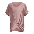 thumbnail image 4 of Stylish Women's T-Shirts for Casual Everyday Wear Versatile Tops for and Leisure Comfortable Fashion for Women Women's Crew Neck Shirt Basic Short Sleeves Summer T Shirt Tops, 4 of 5