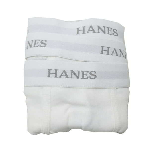 Hanes Hanes Mens Size Large Cotton 3Pack Full Briefs, White