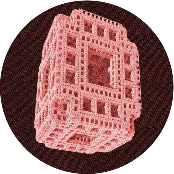 Ahgly Company Indoor Square Patterned Valentine Red Area Rugs, 3' Square