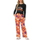 thumbnail image 2 of INSPIRAR CHIC Halloween Conjunto de Pijamas Familiares a Juego con Impresión de Calabaza de Manga Larga y Pantalones Naranja para Hombres, 2 of 5
