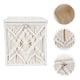 thumbnail image 2 of Caja de almacenamiento de la cuerda de algodón de la caja de algodón del tejido de escritorio retro 1pc (beige), 2 of 5