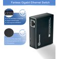 thumbnail image 4 of Conmutador Ethernet Atroodac Mini de 5 puertos Gigabit 10/100/1000 Mbps, 4 of 7