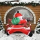 thumbnail image 4 of Inflable Navidad Escalada Santa Soplando Santa Claus Con Bolsa De 5.9 Pies Decoración De Navidad Al Aire Libre Con Luces LED Para Jardín De Jardín Patio Decoración, 4 of 7