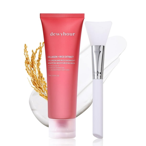 Mascarilla nocturna Dewyhour Colágeno con extracto de arroz 75 ml